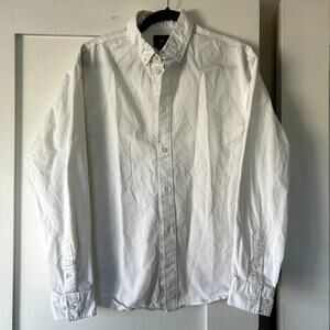 Men's H&M Classic white button down shirt